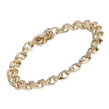 Bismark 8 karat armbånd 8,50 mm - 17 cm